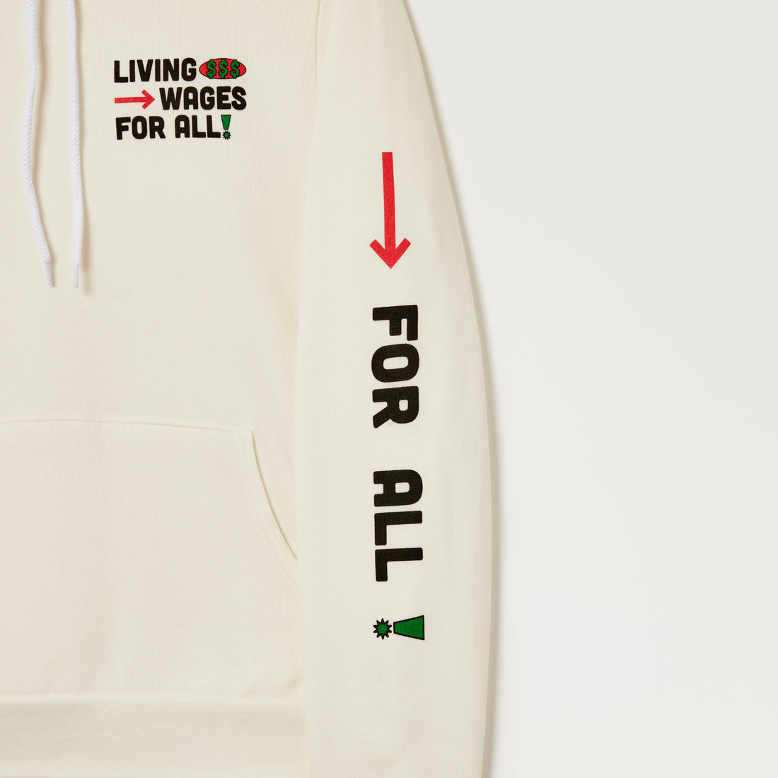 Living Wages For All Sweatshirt by GIFTED